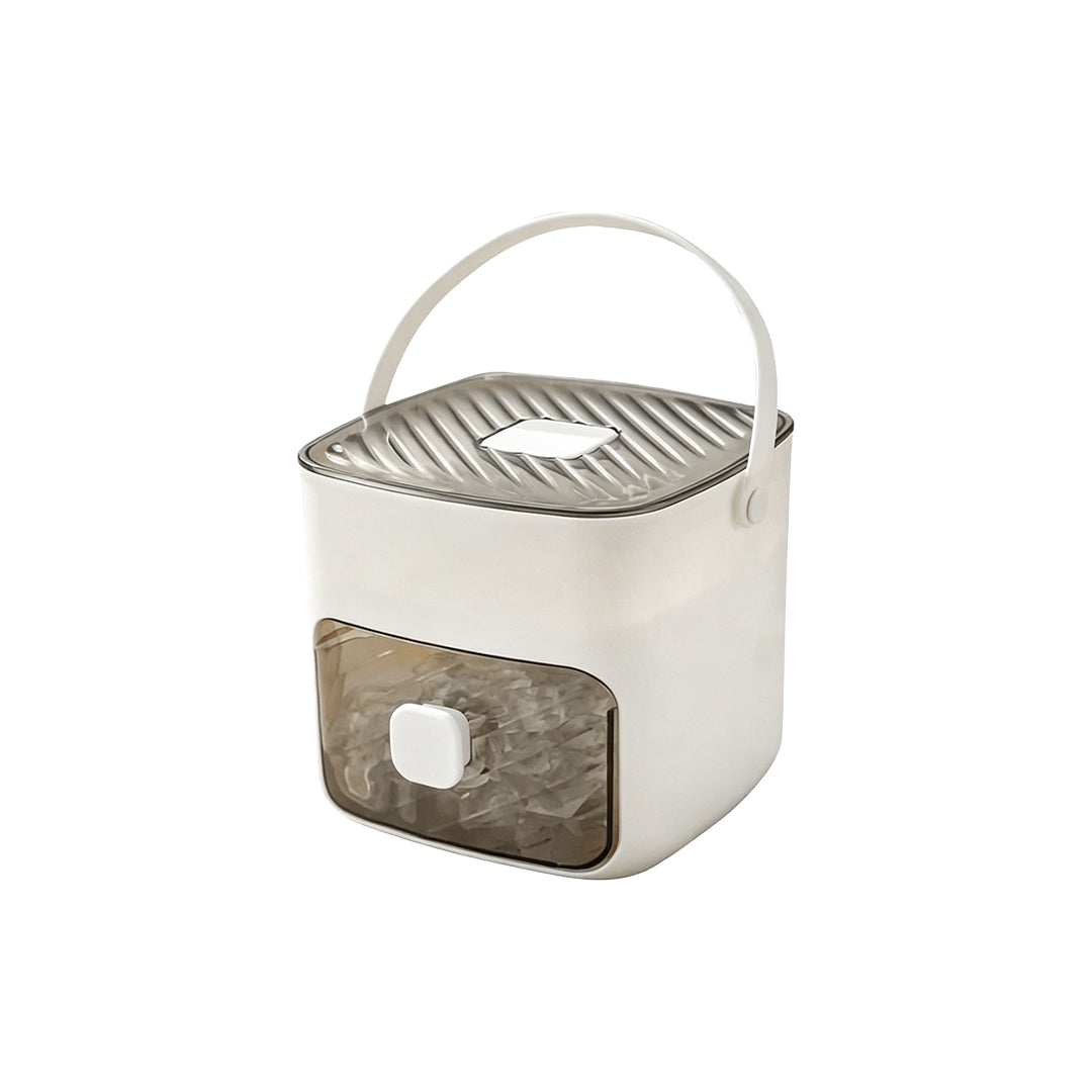 Portable One-Press Ice Maker