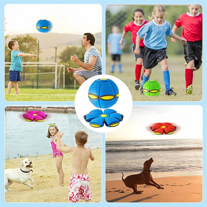 Magic Flying Disc Ball – 2-in-1 LED Light-Up Sensory Toy for Kids