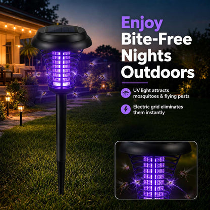 SolarGuard 2-in-1 Mosquito Zapper Lights