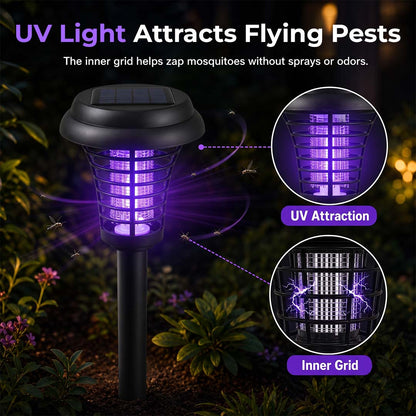 SolarGuard 2-in-1 Mosquito Zapper Lights