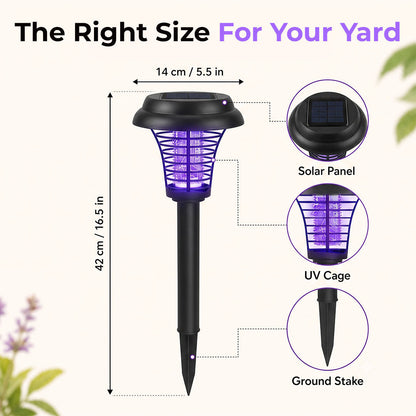 SolarGuard 2-in-1 Mosquito Zapper Lights