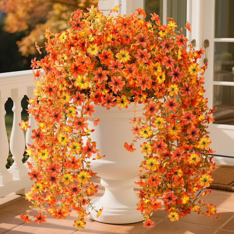 UV Resistant Artificial Hanging Flowers – Lifelike Outdoor Spring Decor
