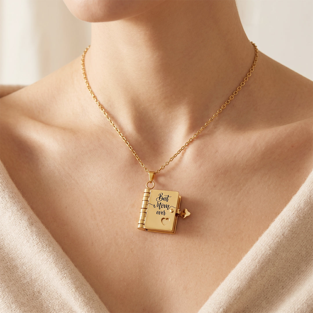 The Gift She’ll Open Again and Again – 6 Engraved Message Locket