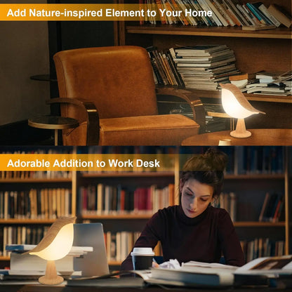 ✨More Than a Lamp: The 3-in-1 Luminous Bird with Integrated Aroma Diffuser
