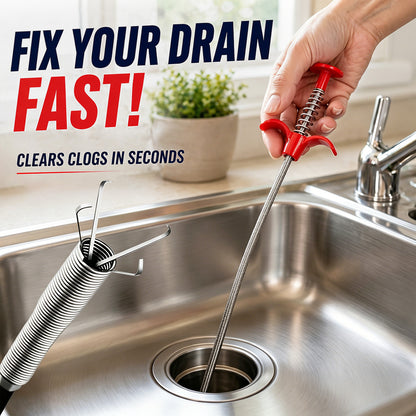 Heavy-Duty Flexible Pipe Clog Remover