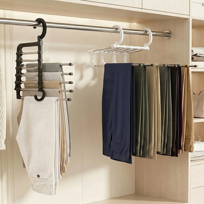 5-in-1 Space Saver Hangers – Maximize Closet Space Instantly