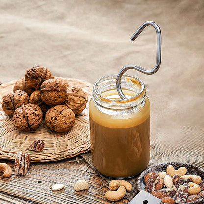 Stainless Steel Peanut Butter Mixer – Food-Grade Nut Butter Stirrer for Jars