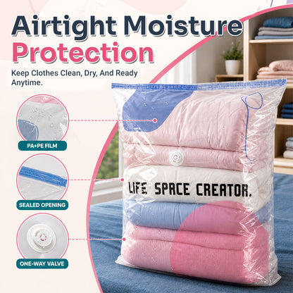 💨No-Pump 3D Vacuum Storage Bags