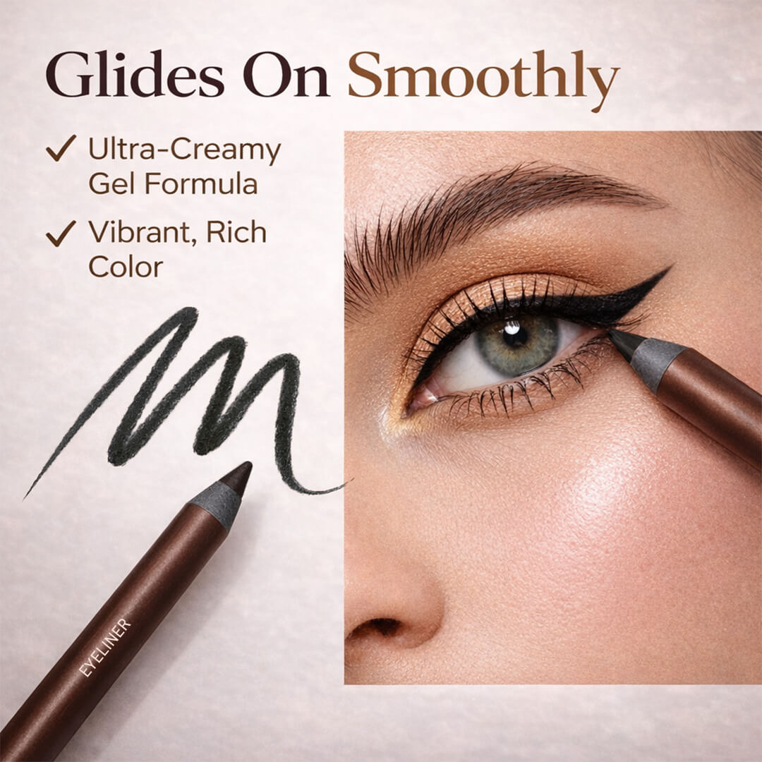 ✨Smudge-Proof All-Day Eyeliner for Oily Lids