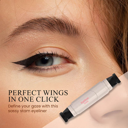 All-in-One Foldable Eyeliner Stamp & Liner Pen