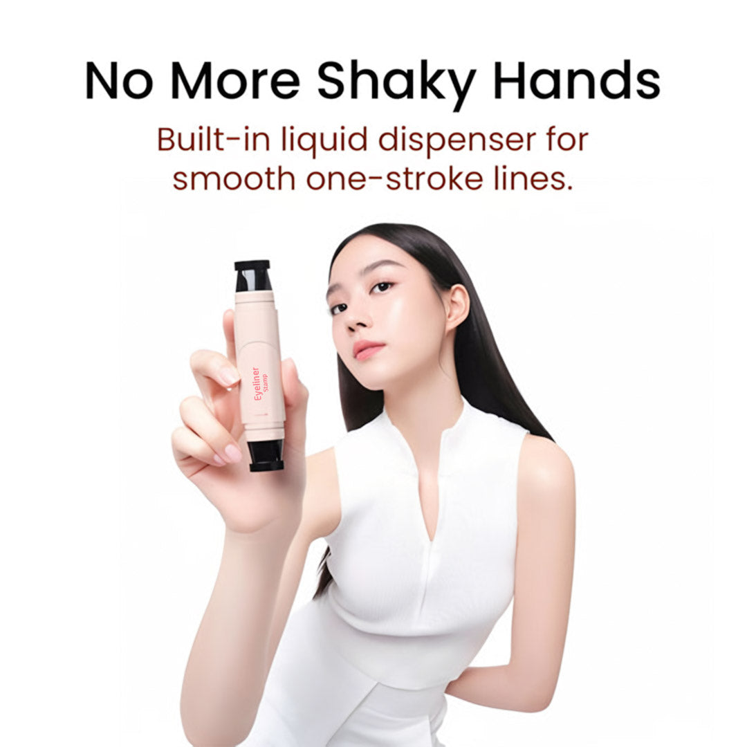All-in-One Foldable Eyeliner Stamp & Liner Pen