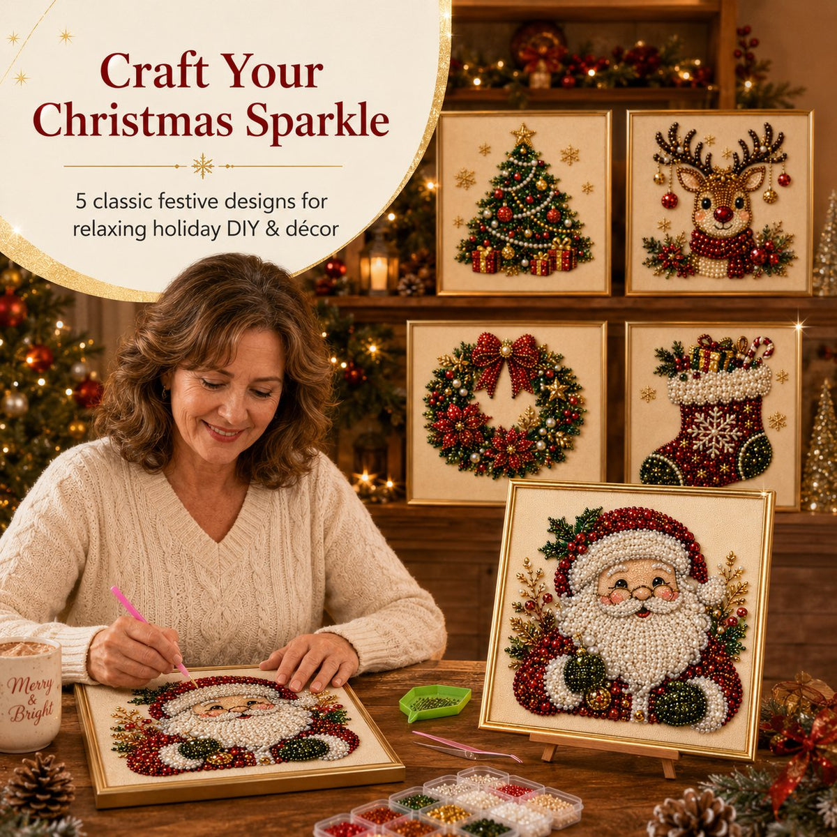 🔥 Last Day 50% OFF –🎄Start creating your sparkling Christmas masterpiece right now!