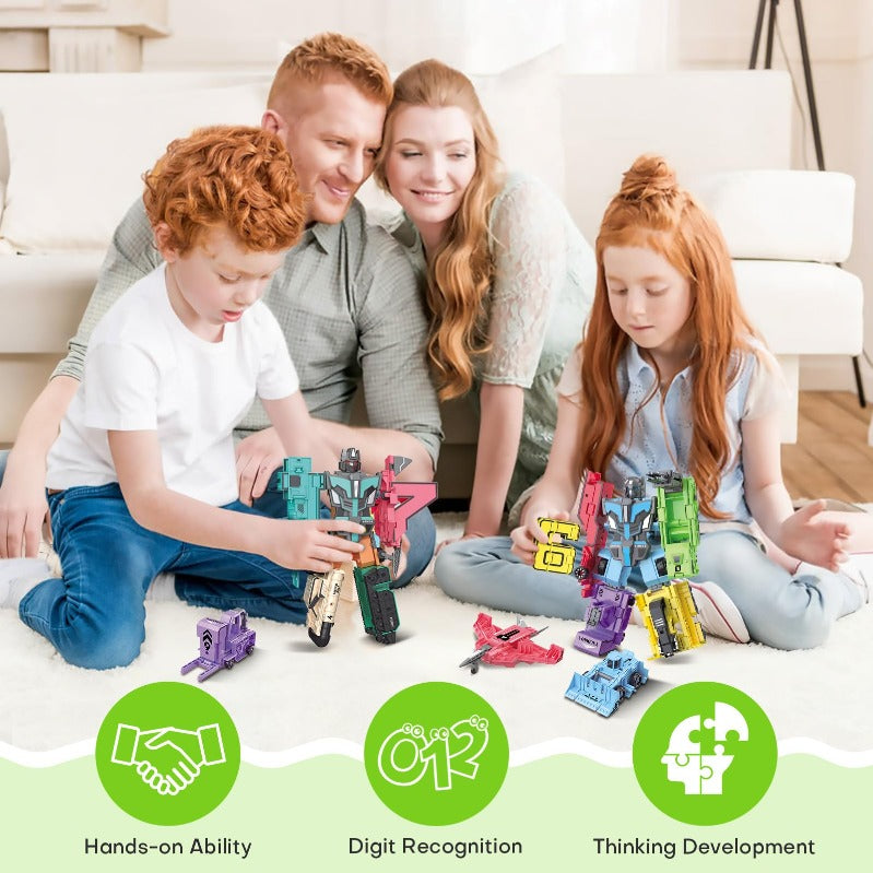 Make Learning Fun – Transform Numbers into Robots Kids Can Build & Play
