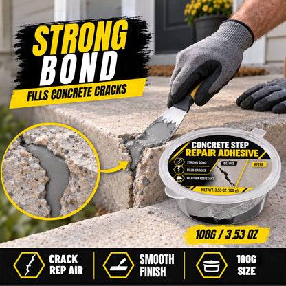 Concrete Repair Kit – Fix Cracked Steps & Damaged Surfaces Easily