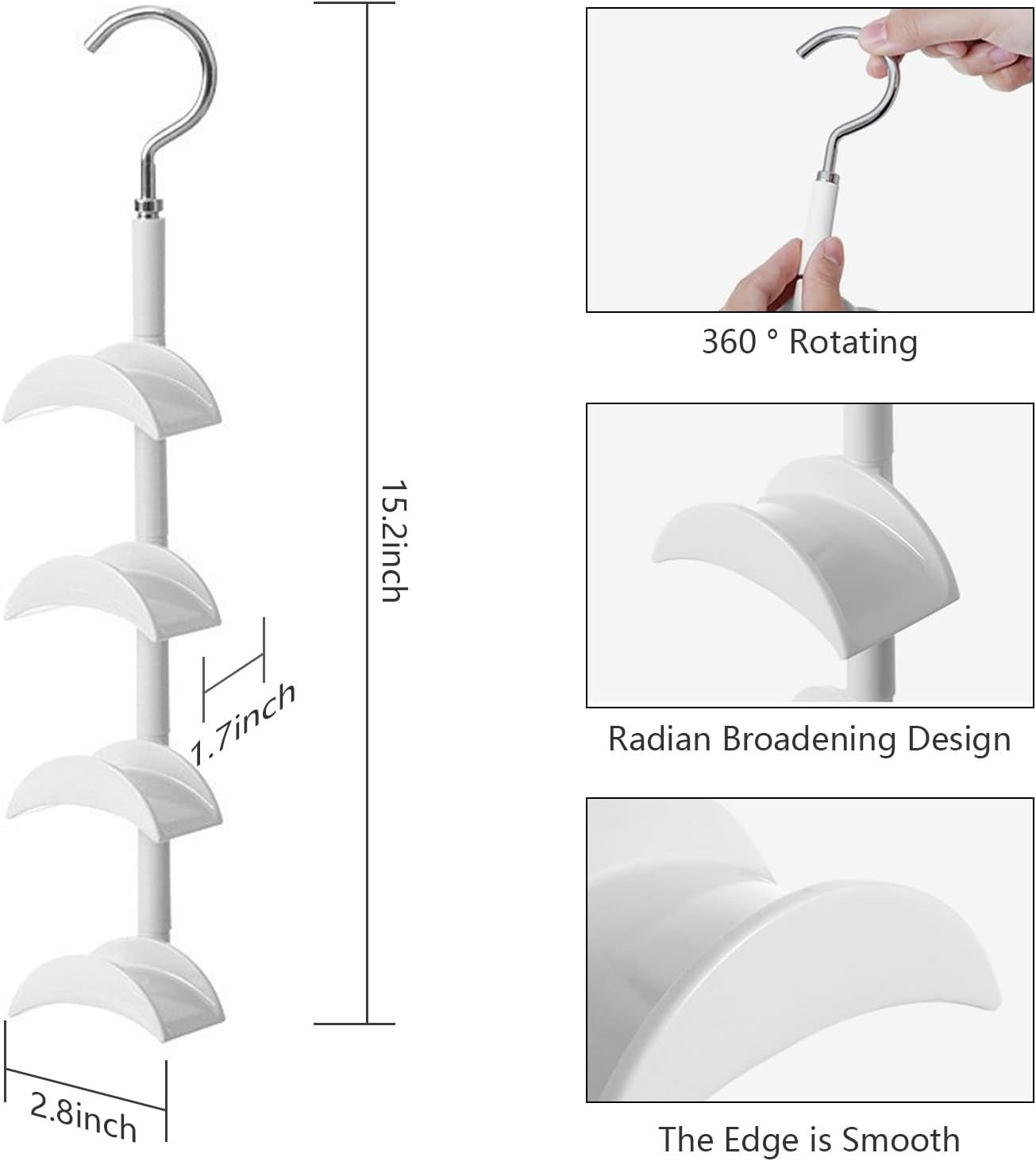 360 Rotating Handbag Hanging Hook