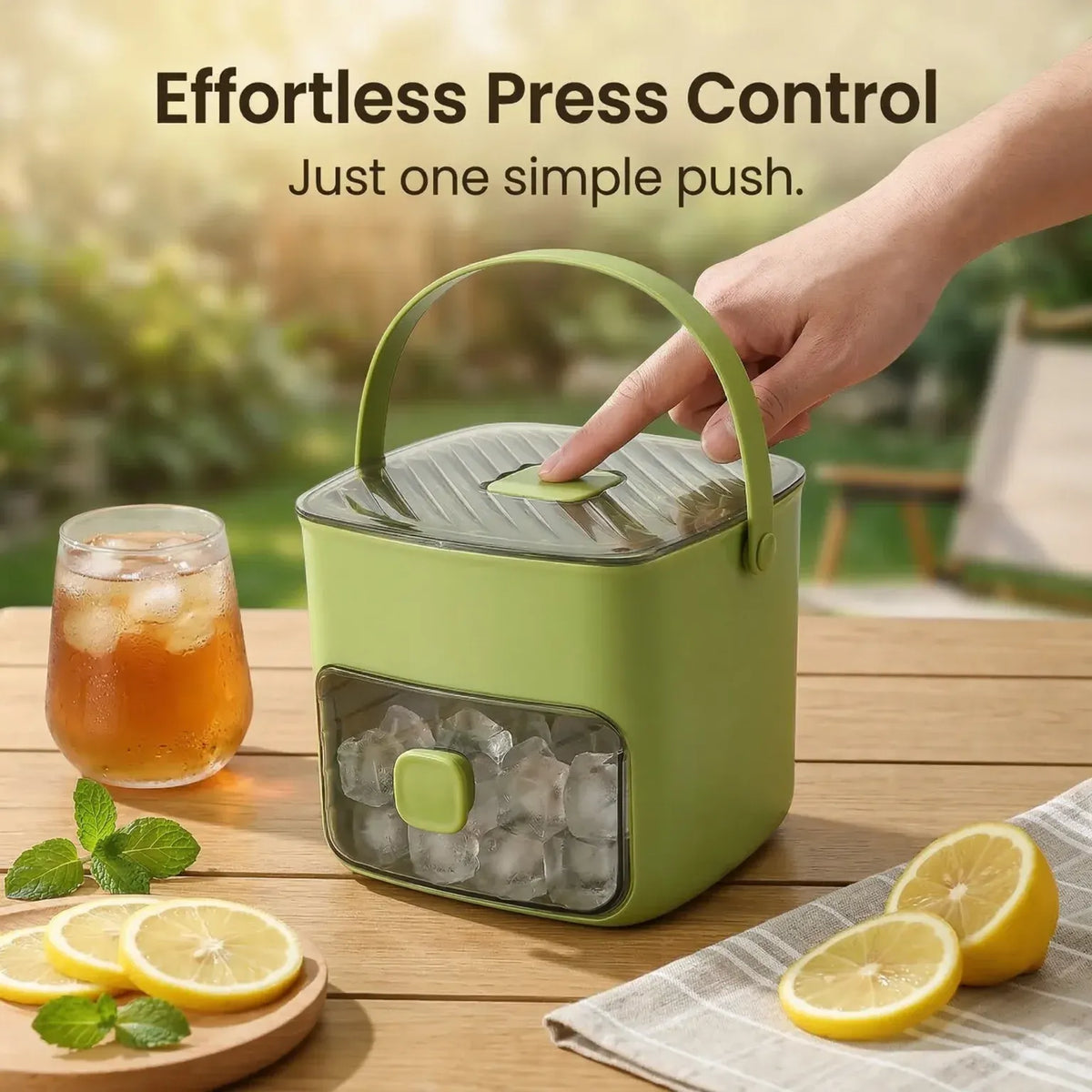 ✨Portable One-Press Ice Maker