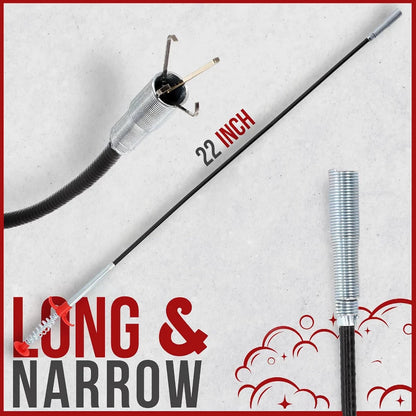 Heavy-Duty Flexible Pipe Clog Remover