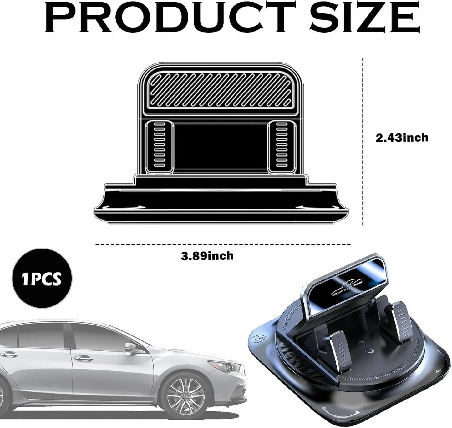 Zerowon StoneGrip: 360° Dashboard Mount