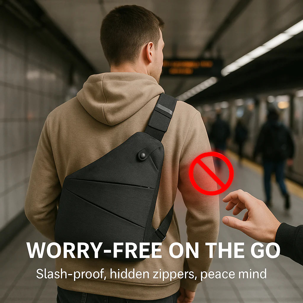 Anti-Theft Crossbody Bag