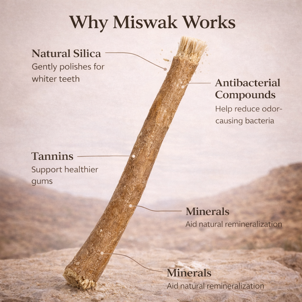 🌿 Miswak — Nature’s Original 7,000-Year-Old Toothbrush