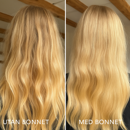 Wake-Up-Ready" Anti-Frizz Silk Bonnet with Adjustable Tie-Band