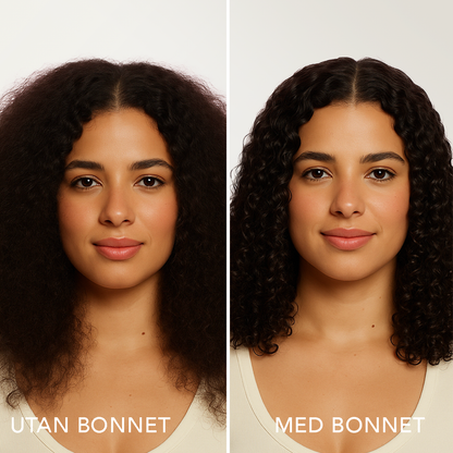 Wake-Up-Ready" Anti-Frizz Silk Bonnet with Adjustable Tie-Band
