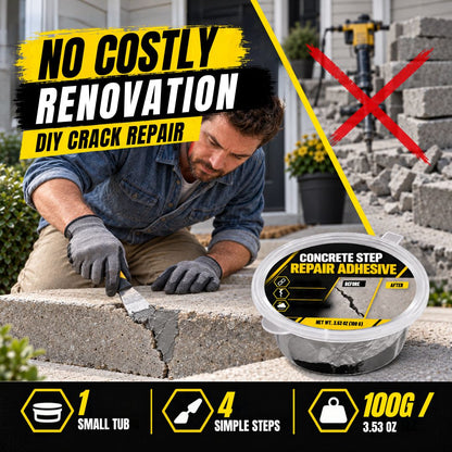 Concrete Repair Kit – Fix Cracked Steps & Damaged Surfaces Easily