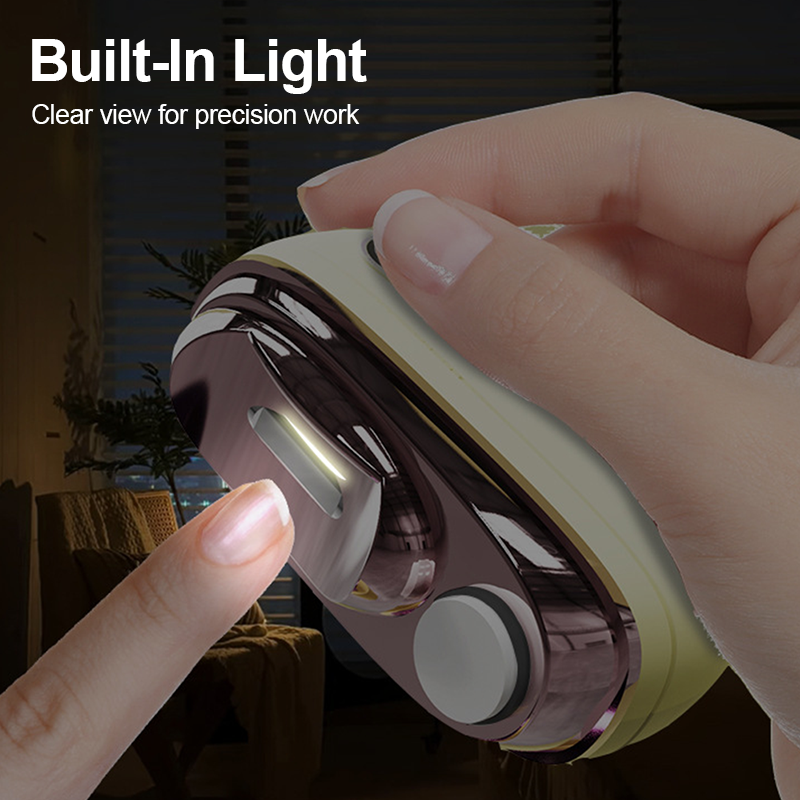 ✂️ LIMITED-TIME 49% OFF! 💅 2-in-1 Smart Electric Nail Clipper & Polisher 🌟