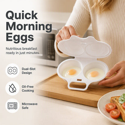 🍳 Microwave Egg Poacher — Faster Egg Breakfasts, Less Cleanup