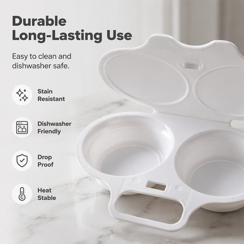 🍳 Microwave Egg Poacher — Faster Egg Breakfasts, Less Cleanup