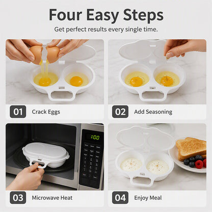 🍳 Microwave Egg Poacher — Faster Egg Breakfasts, Less Cleanup